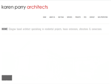 Tablet Screenshot of karenparryarchitect.com